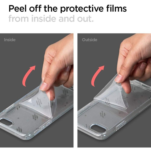 Spigen Ultra Hybrid-Hülle für iPhone 7 / 8 / SE 2020 / SE 2022 – transparent