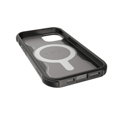 Raptic X-Doria Fort Case iPhone 14 Hülle mit MagSafe gepanzerter Hülle schwarz