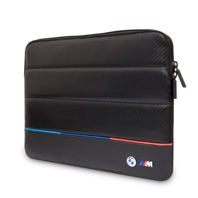 BMW Carbon Tricolor Hülle für einen 16&quot; Laptop - Schwarz