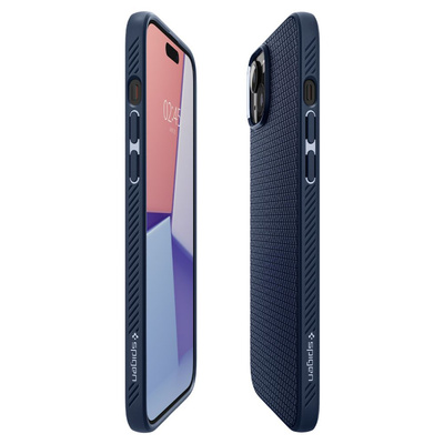 Etui Spigen Liquid Air na iPhone 15 - niebieskie