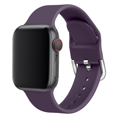 Silicone Strap APS for Apple Watch 38/40/41mm Strap Watch Bracelet - Purple