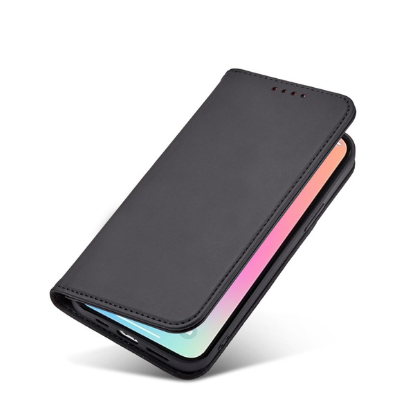 Magnetkartenetui für iPhone 13 mini Hülle Kartenetui Kartenständer schwarz