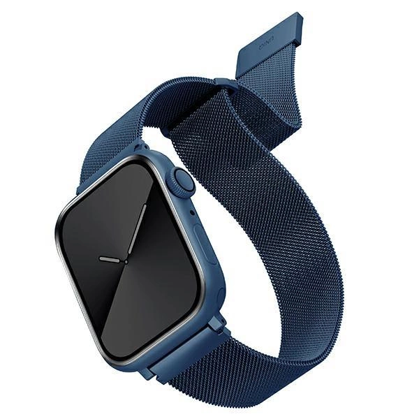 Uniq Case Dante Strap for Apple Watch 1/2/3/4/5/6/7/8/9/SE/SE2 42/44/45mm Stainless Steel blue/cobalt blue