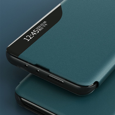 Eco Leather View Case elegancki futerał etui z klapką i funkcją podstawki Samsung Galaxy A53 czerwony