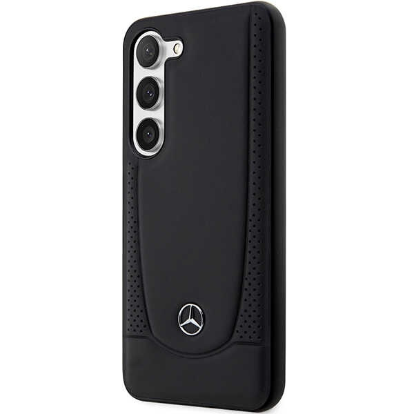 Etui Mercedes Leather Urban na Samsung Galaxy S23 - czarne