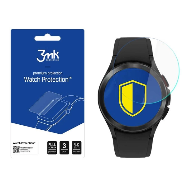 Szkło hybrydowe 3mk Watch Protection™ v. FlexibleGlass Lite na Samsung Galaxy Watch 4 Classic 42mm