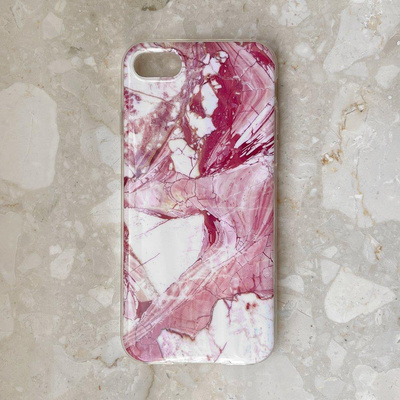 Wozinsky Marble TPU case cover for Xiaomi Mi 10 Lite pink