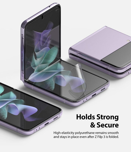Ringke 2 Stück Displayschutzfolie für Samsung Galaxy Z Flip 3 Displayschutzfolie (S19P043)