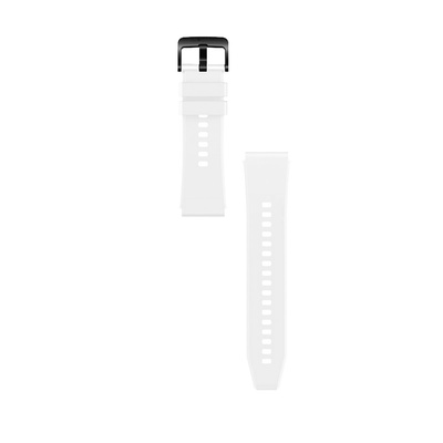 Silikonarmband für Huawei Watch GT 2 / 3 / 4 / 2 Pro / 3 Pro / 4 Pro / GT 2e - Weiß
