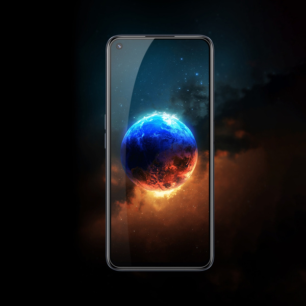 Nillkin CP+PRO ultradünnes Vollbild-Hartglas mit 0,2-mm-Rahmen 9H Realme 9 Pro schwarz