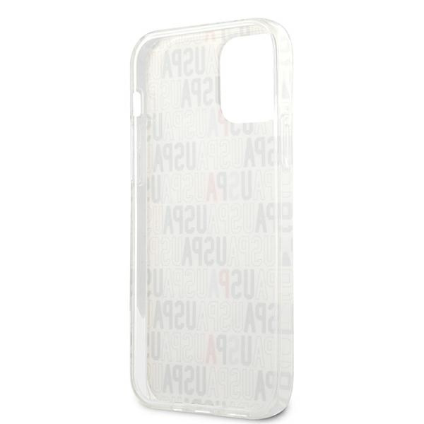 Etui U.S. Polo Assn. Logo Mania Collection na iPhone 12 Pro Max - białe