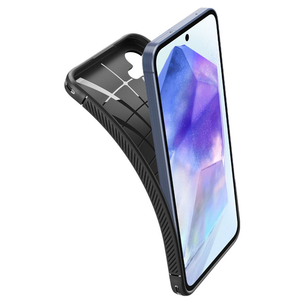 Spigen Rugged Armor Case for Samsung Galaxy A55 5G - Matte Black