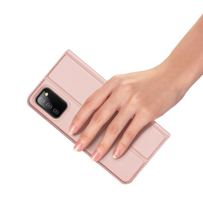 Dux Ducis Skin Pro Holster Cover für Samsung Galaxy A03s pink