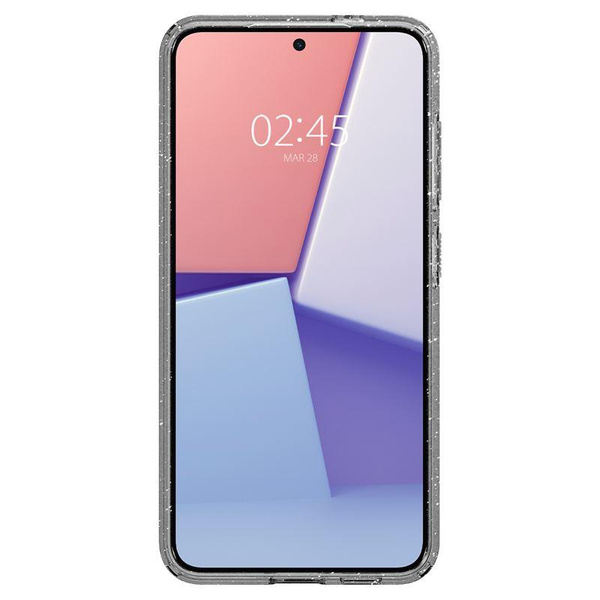 Etui Spigen Liquid Crystal na Samsung Galaxy S24 - przezroczysto-brokatowe