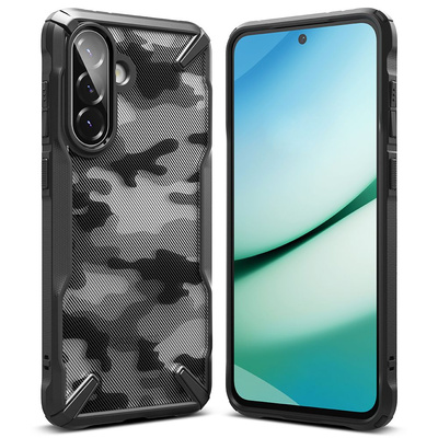Etui Ringke Fusion X na Samsung Galaxy A36 / A56 5G - czarne moro