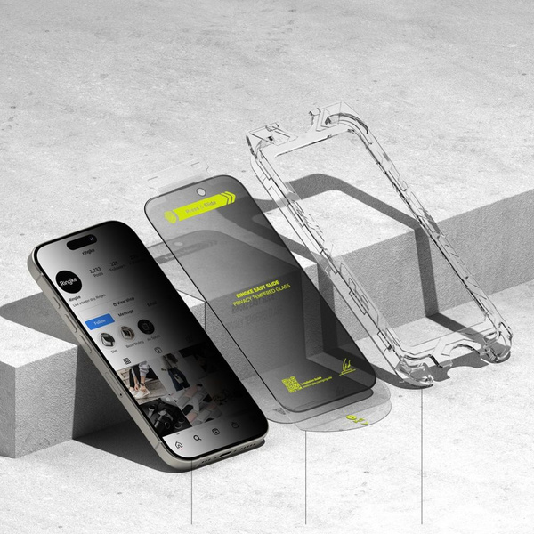 Szkło prywatyzujące Ringke Easy Slide 2-pack na iPhone 16 Pro