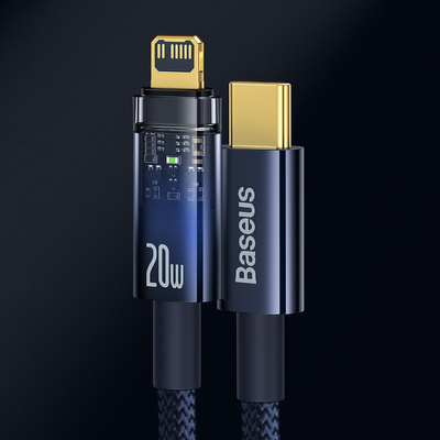 Baseus CATS000003 Lightning – USB-C-Kabel 20 W 480 Mbit/s 1 m – blau