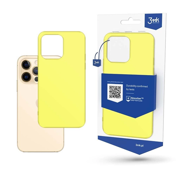 Etui 3mk Matt Case na iPhone 13 Pro Max - żółte