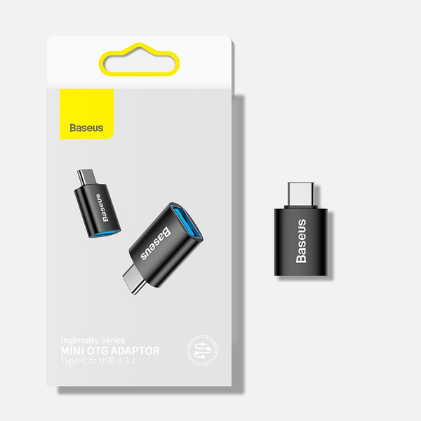 Baseus Ingenuity Series USB Type C auf USB-A 3.2 Gen 1 Adapter blau (ZJJQ000003)
