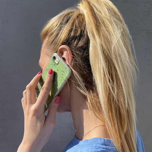 Wozinsky Star Glitter Glänzend Handyhülle Schutzhülle für Samsung Galaxy A22 4G rosa