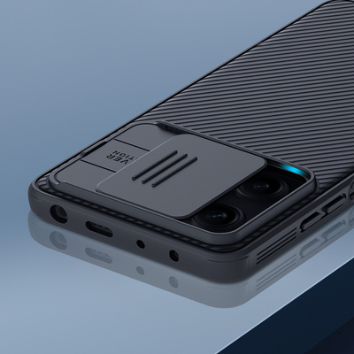 Nillkin CamShield Pro Case etui do Xiaomi Redmi Note 12 Pro / Poco X5 Pro 5G pokrowiec z osłoną na aparat czarne
