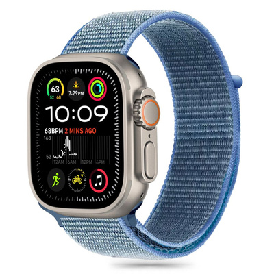 Tech-Protect Nylonarmband für Apple Watch 6/7/8/9/10/SE (40/41/42 mm) – Blau