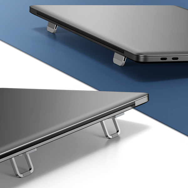 Baseus universal laptop feet stands (2 pcs.) silver (LUZC000012)