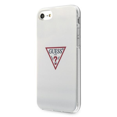 Guess Triangle Collection Hülle für iPhone 7 / 8 / SE 2020 / SE 2022 - Weiß