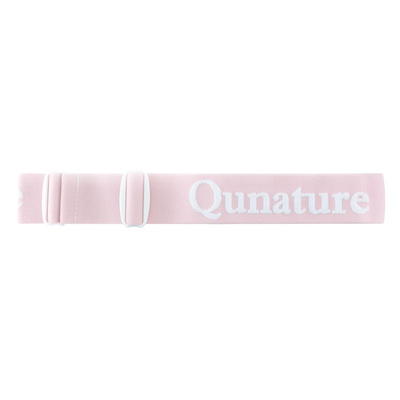 Gogle narciarskie Qunature Pink bezramkowe - różowe
