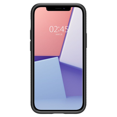 Spigen Liquid Air Hülle für iPhone 12 mini – Mattschwarz