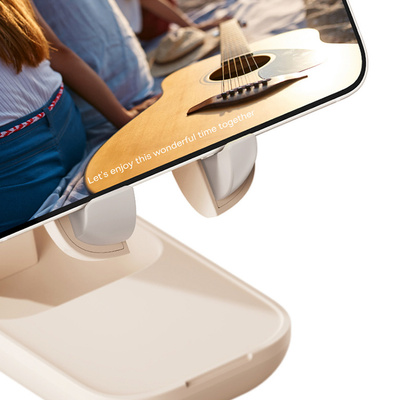 Verstellbarer Telefonständer der Baseus Seashell-Serie – Rosa