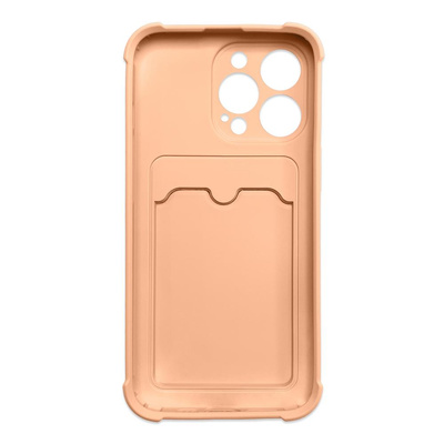 Card Armor Case Cover für iPhone 11 Pro Max Card Wallet Silikon Air Bag Armor Pink