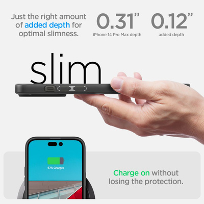 Spigen Ultra Hybrid iPhone 14 Pro Max Case - Matte Black