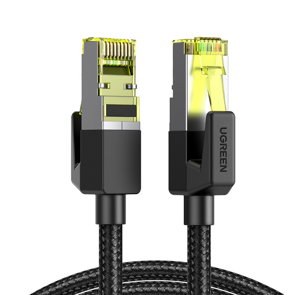 Ugreen NW150 80424 Ethernet RJ45 Cat 7 10 Gbit/s Kabel 3 m – Schwarz - OUTLET