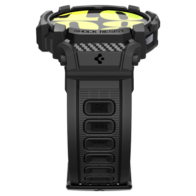 Spigen Rugged Armor Pro Hülle mit Armband für Samsung Galaxy Watch 7 (40 mm) – Schwarz