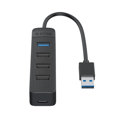 Orico TWU32-4A USB-A 3.1 Hub / 1x USB-A 3.1 + 3x USB-A 2.0 + USB-C 5V/3A - schwarz