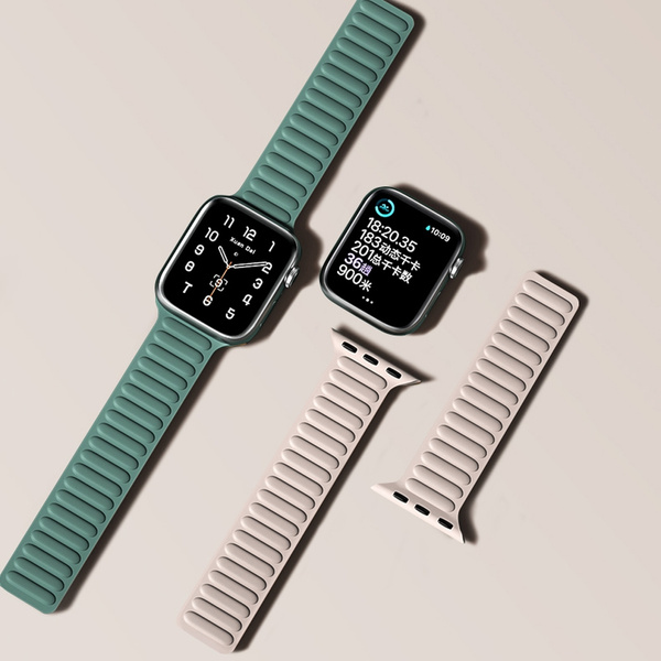 Pasek magnetyczny Magnetic Strap opaska bransoleta do Apple Watch 42 / 44 mm - czerwony
