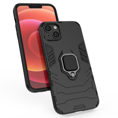 Ring Armor etui do iPhone 14 Plus pancerny pokrowiec uchwyt magnetyczny ring czarne