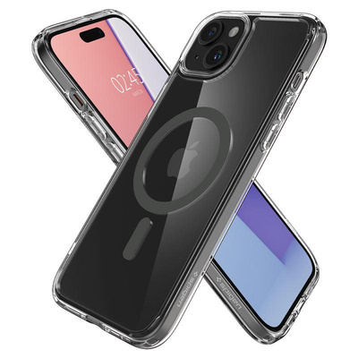 Spigen Ultra Hybrid MagSafe Hülle für iPhone 15 Plus – Graphit