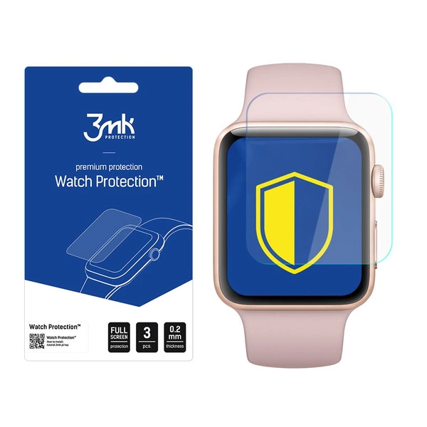 Apple Watch 3 42 mm - 3mk Watch Protection™ contre ARC+