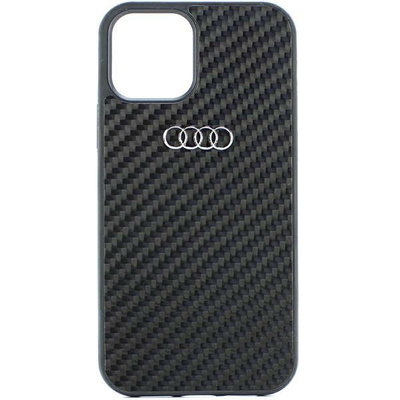 Audi Carbon Fiber iPhone 11 / Xr 6,1&quot; schwarz/schwarzes Hardcase AU-TPUPCIP11-R8/D2-BK
