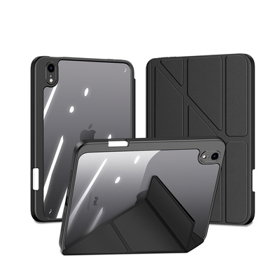 Dux Ducis Magi etui do iPad mini 2021 pokrowiec smart cover z podstawką i schowkiem na Apple Pencil czarny