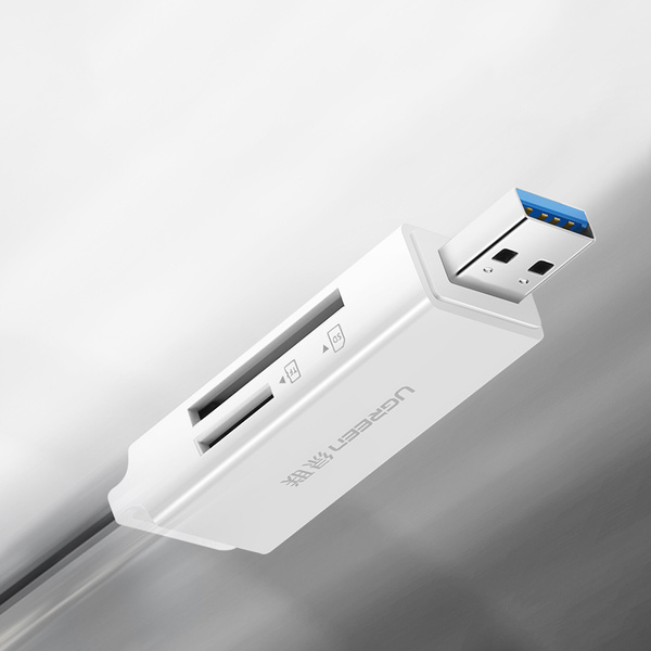 Ugreen Portable TF/SD Card Reader for USB 3.0 Black (CM104)