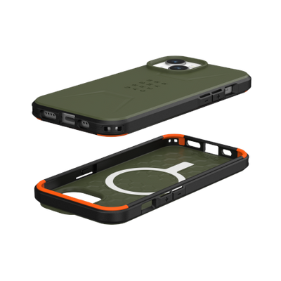 UAG Civilian MagSafe case for iPhone 15 - green