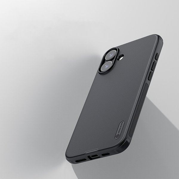 Nillkin Super Frosted Shield Pro Magnetic Case for iPhone 16 - black
