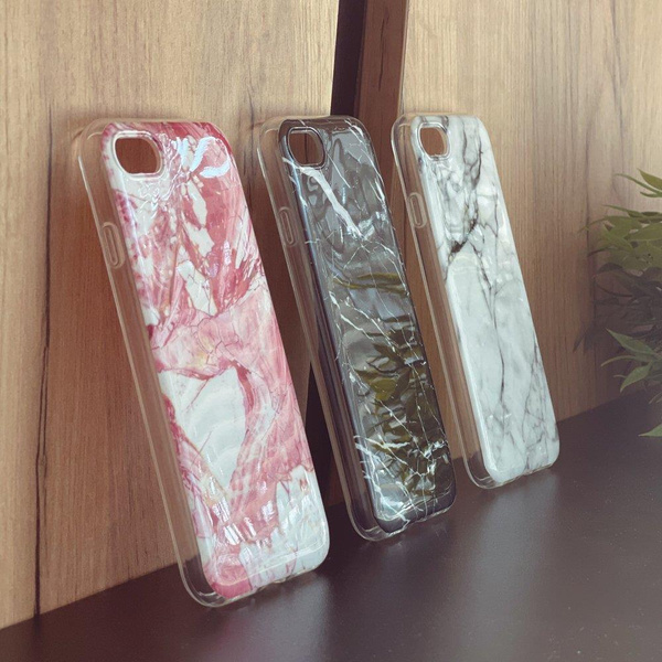 Wozinsky Marble Cover Gel Marmor Cover für iphone 13 pro weiß
