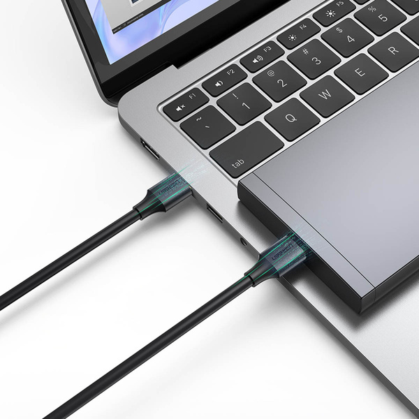 Kabel Ugreen US128 10369 USB-A 3.0 / USB-A 3.0 5Gb/s 0.5m - czarny