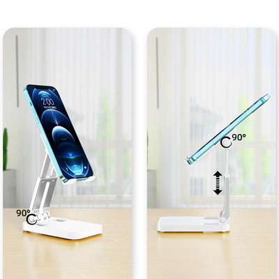 Folding phone stand for tablet (K15) - white