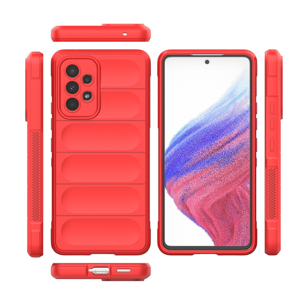 Magic Shield Case for Samsung Galaxy A53 5G flexible armored cover red
