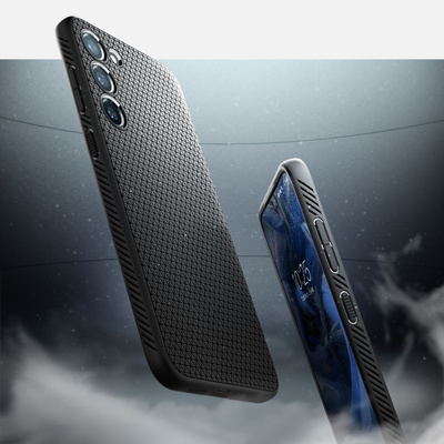 Etui Spigen Liquid Air na Samsung Galaxy S23 - czarny mat